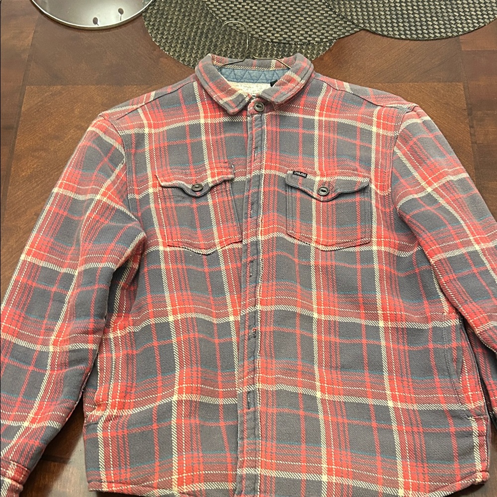 True Grit Sherpa-Lined Jacket with Denim Trim